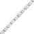 .925 Sterling Silver 1/3 Cttw Miracle Plate Round-Cut Diamond Infinity Link Bracelet - I-J Color, I3 Clarity - Size 7.25"