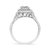 .925 Sterling Silver 1/3 Cttw Miracle Set Round-Cut Diamond Cocktail Ring - H-I Color, I1-I2 Clarity - Size 8