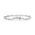 .925 Sterling Silver 1/4 Cttw Diamond Beaded Marquise Shape Link Bracelet - I-J Color, I1-I2 Clarity - Size 7.25"