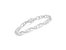 .925 Sterling Silver 1/5 Cttw Diamond 7” Infinity Heart Tennis Bracelet