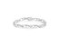 .925 Sterling Silver 1/5 Cttw Diamond 7” Infinity Heart Tennis Bracelet - White