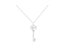 .925 Sterling Silver Diamond Accent Zodiac Key 18" Pendant Necklace