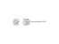 AGS Certified 2.00 Cttw Round Brilliant-Cut Diamond 14K White Gold Classic 4-Prong Solitaire Stud Earrings With Screw Backs