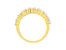 IGI Certified 1.0 Cttw Diamond 10K Yellow Gold Prong Set Fluted Band Style Wedding Ring