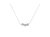 Sterling Silver Round Diamond Pendant Necklace