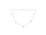 Sterling Silver Treated Diamond By Yard Necklace - Silver