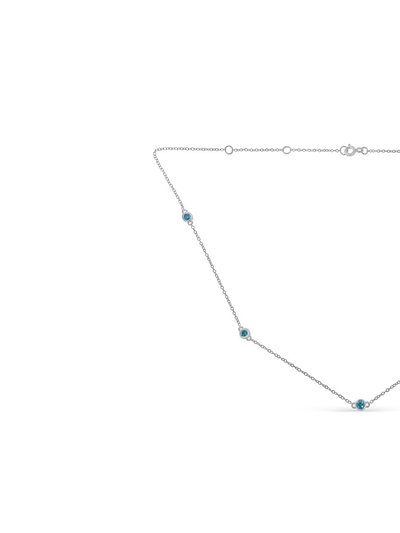 Haus of Brilliance Sterling Silver Treated Diamond By Yard Necklace product