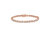 Two-Tone 10K Yellow Gold over .925 Sterling Silver 1.0 Cttw Diamond S-Curve Link Miracle-Set Tennis Bracelet - Rose