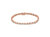 Two-Tone 10K Yellow Gold over .925 Sterling Silver 1.0 Cttw Diamond S-Curve Link Miracle-Set Tennis Bracelet