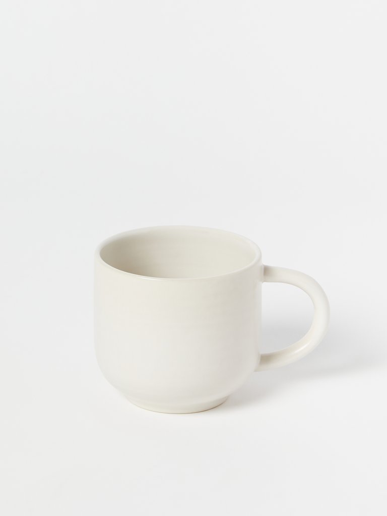 Shaker Stoneware Mug, Set of 4
