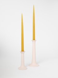 Simple Wood Painted Candle Holder