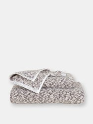 Space Dye Terry Towels - Grey