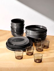 Verishop Exclusive Charcoal Dinnerware Bundle 