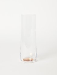 S&B Colour Glass Carafe - Clear/Gold
