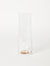 S&B Colour Glass Carafe - Clear/Gold