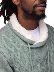 Cable Knit Cowl Neck Sweater