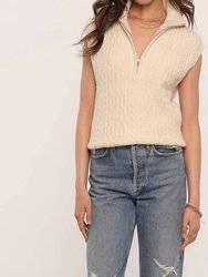 Kylia Sweater Vest - Ivory