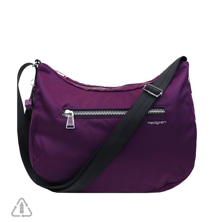 Ann Sustainably Made Expandable Hobo - Deep Velvet - Deep Velvet