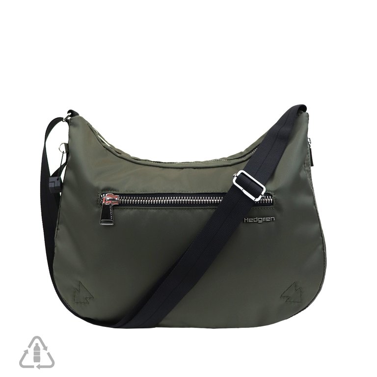 Ann Sustainably Made Expandable Hobo - Olive Night - Olive Night