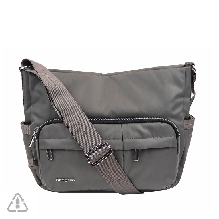 Camila Sustainable Hobo Bag - Fumo Grey - Fumo Grey