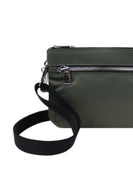 Elizabeth Sustainably Made Crossbody - Olive Night