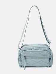Emily Pearl Blue Crossbody/Clutch Bag