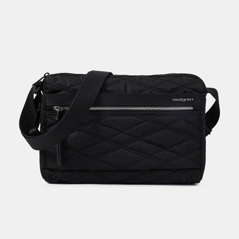 Eye Medium Shoulder Bag - New Quilt Full Black - New Quilt Full Black