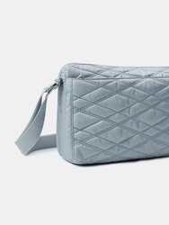 Eye Medium Shoulder Bag - New Quilt Pearl Blue