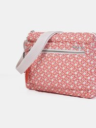 Eye Shoulder Bag - Coral/Grey Signature