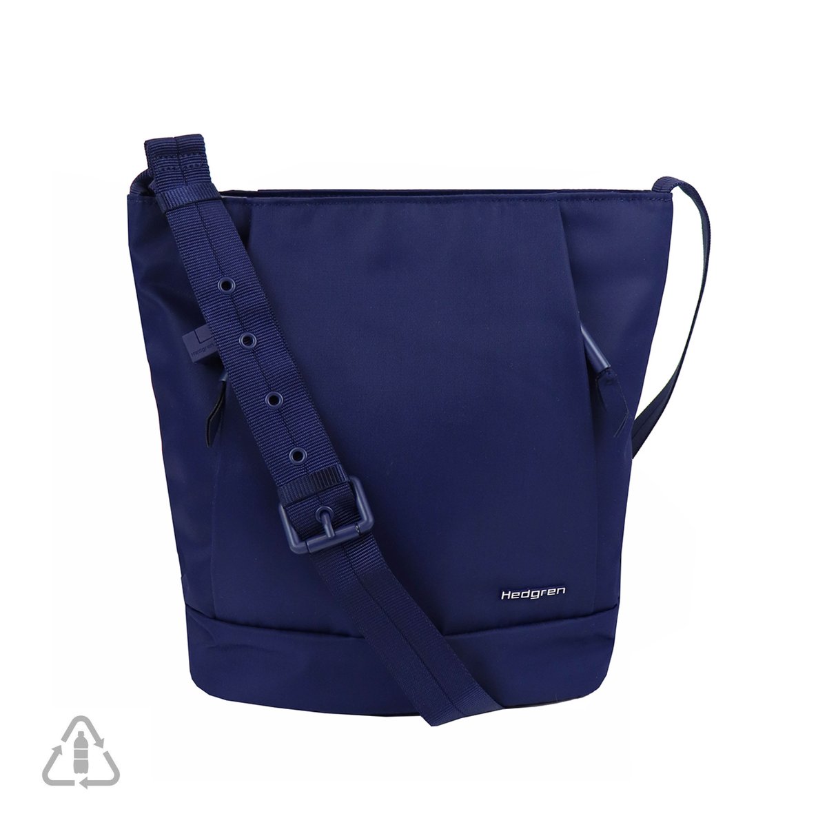 Hedgren Bright Navy Blue Helia Sustainably Made Bucket Bag | Verishop