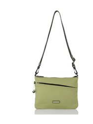 Orbit Flat Crossbody - Botanical Green