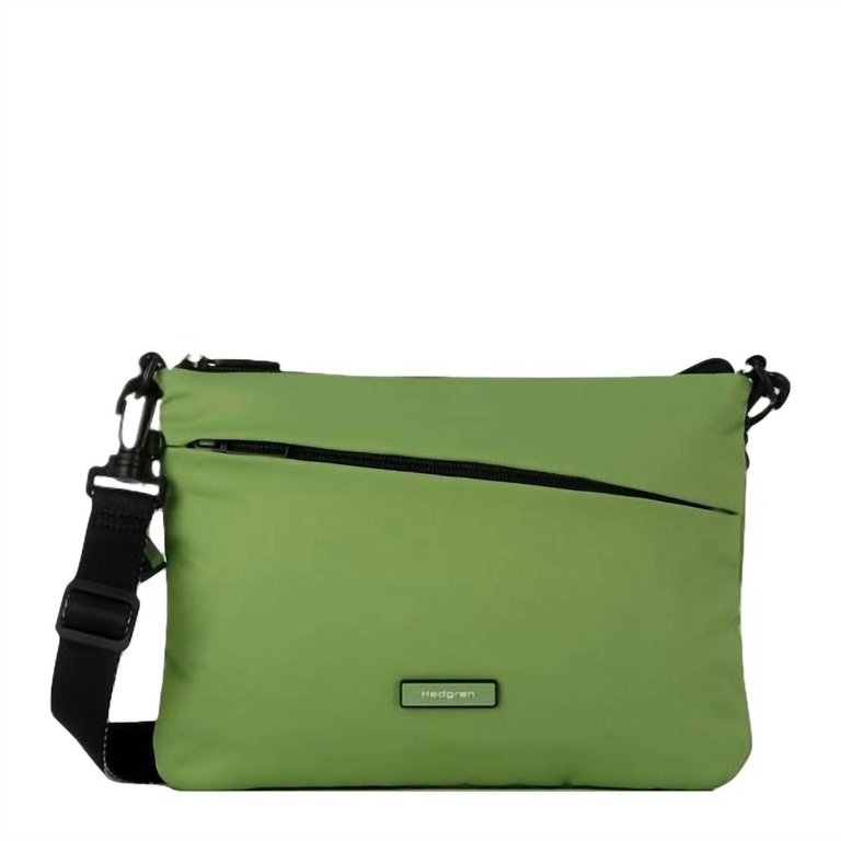 Orbit Flat Crossbody In Cedar Green - Cedar Green