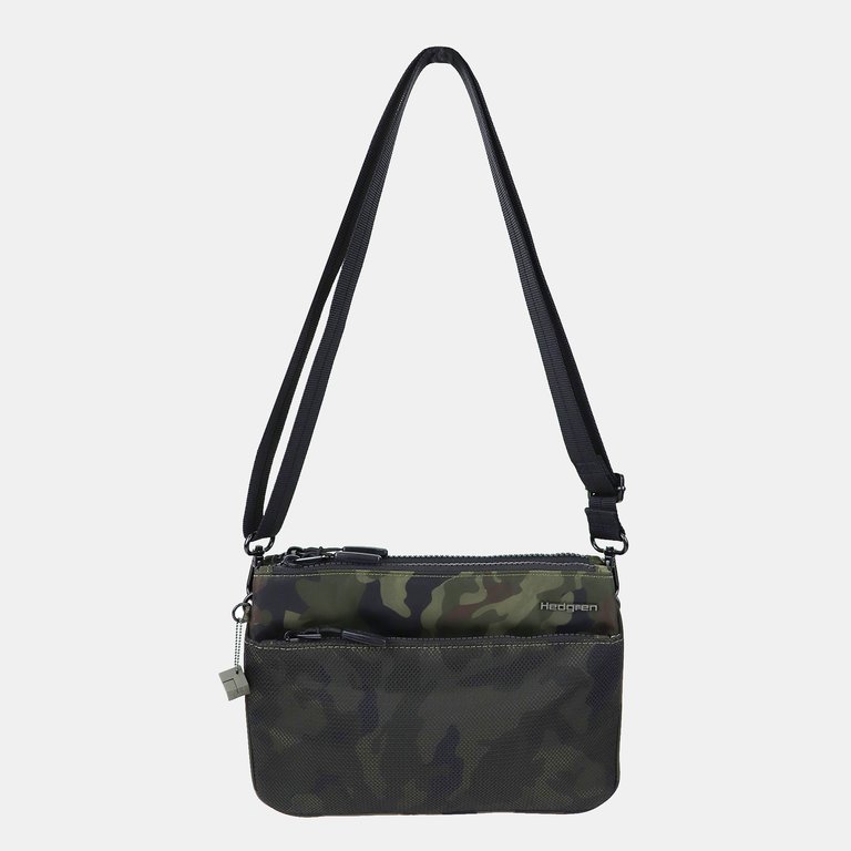 Peak Sustainably Made Crossbody Olive Camo