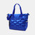 Puffer Tote Bag - Strong Blue