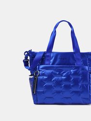 Puffer Tote Bag - Strong Blue - Strong Blue