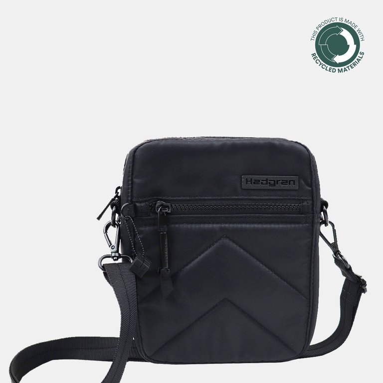 Zip Sustainably Made Crossbody - Black - Black