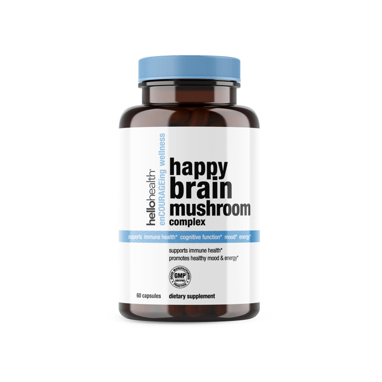 Happy Brain Mushroom Complex (1564 mg) – 30 Day Supply