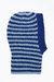 Alisa Alpaca-Blend Balaclava - Blue Stripes