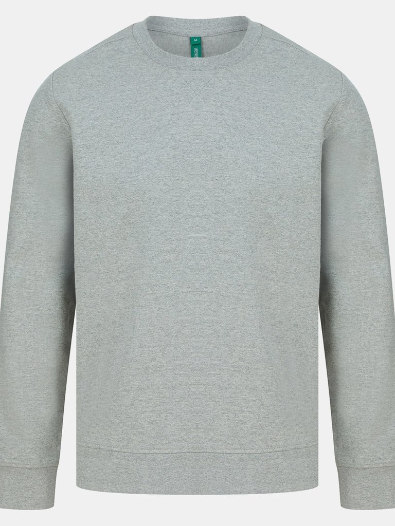 Henbury Unisex Adult Sustainable Sweatshirt (Heather Grey) - Heather Grey