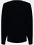Henbury Womens/Ladies 12 Gauge Fine Knit V-Neck Jumper / Sweatshirt (Black)