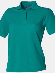 Henbury Womens/Ladies 65/35 Polo Shirt (Jade) - Jade