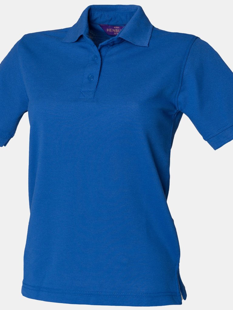 Henbury Womens/Ladies 65/35 Polo Shirt (Royal) - Royal