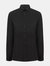 Henbury Womens/Ladies Modern Long Sleeve Oxford Shirt (Black) - Black