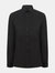 Henbury Womens/Ladies Modern Long Sleeve Oxford Shirt (Black) - Black