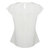 Henbury Womens/Ladies Pleat Front Short Sleeve Top (White)