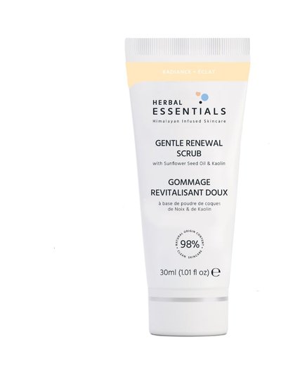 Herbal Essentials Gentle Renewal Scrub with Sunflower Seed Oil & Kaolin - 30 ml product