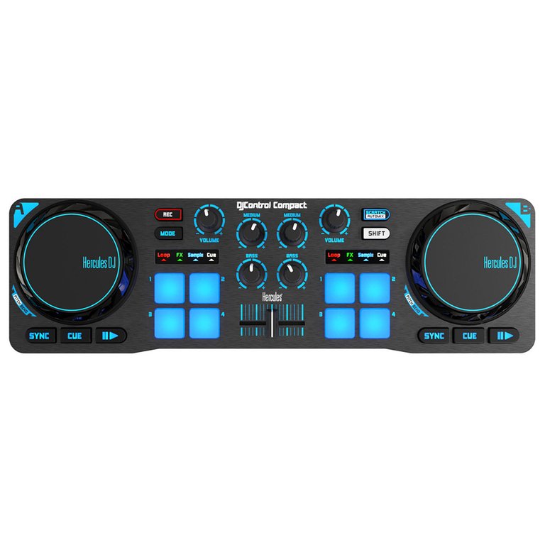 DJcontrol Mix DJ Controller for iOS and Android - Black