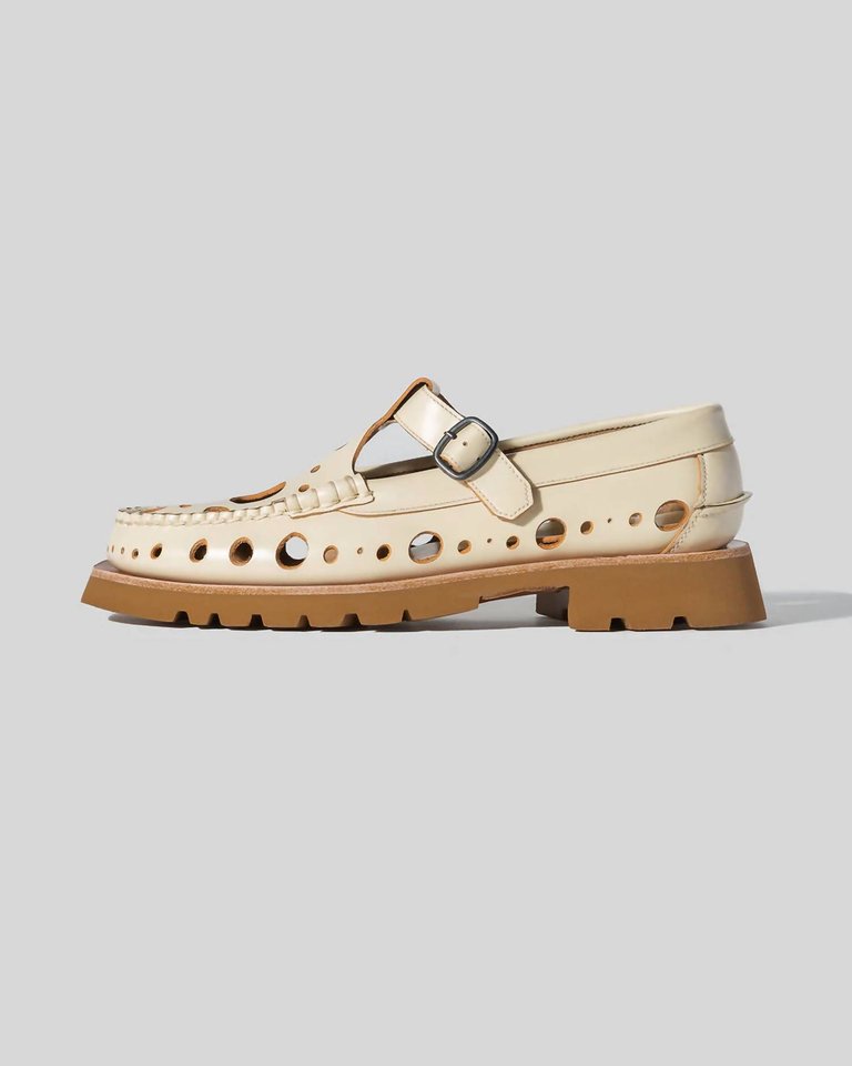 Women's Alber Sport Perforated In Custard/Beige - Custard/Beige