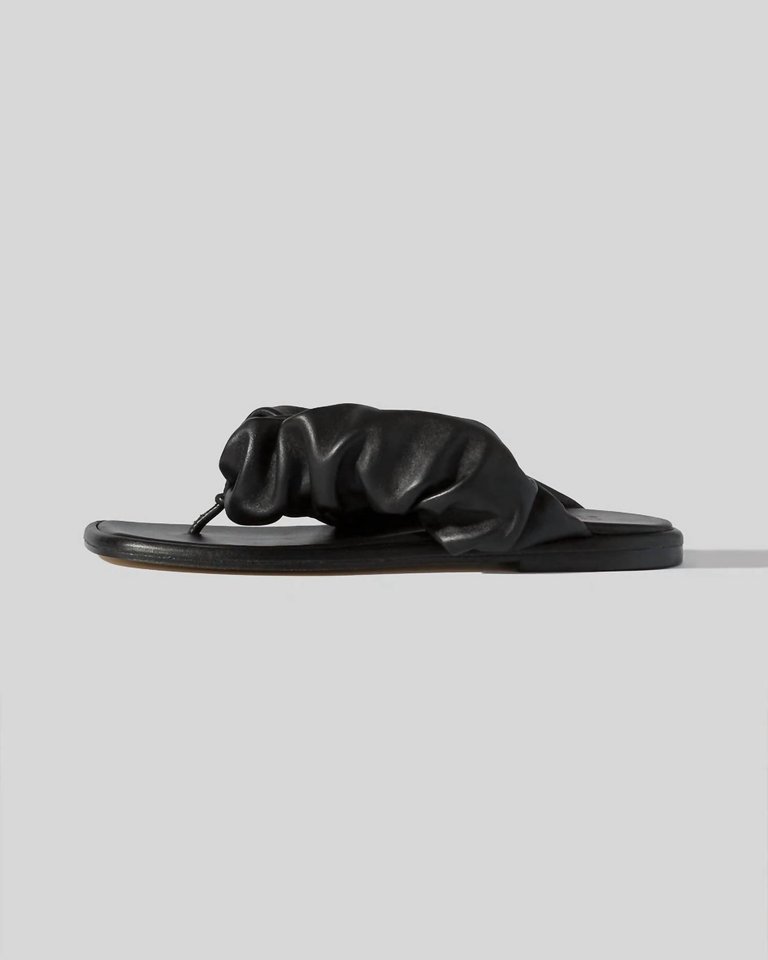 Women's Nuvola Scrunchie Sandal In Black - Black