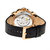 Conrad Skeleton Leather-Band Watch - Rose Gold/Black